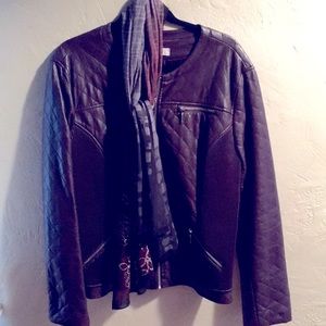 Faux Leather Jacket